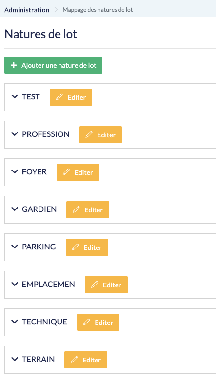 Administration_Parametrer-mappage-natures-1