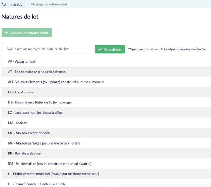 Administration_Parametrer-mappage-natures-2